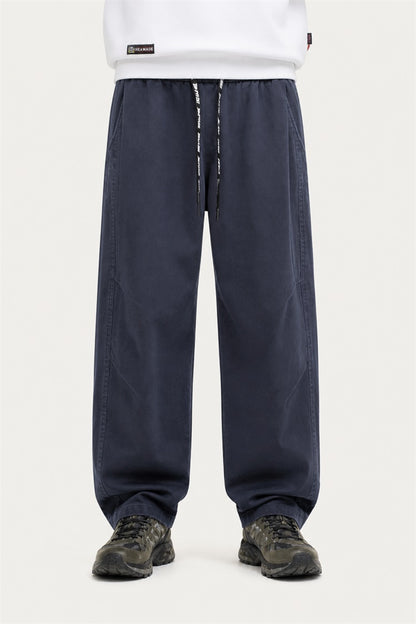 HEA Graphic Drawstring Pants – Relaxed Streetwear Trousers