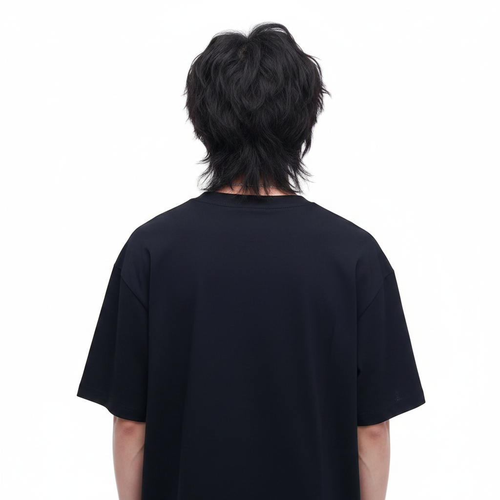 HEA Unisex Oversized Graphic T-Shirt, Crew Neck Cotton Tee with Sketch Print, Casual Streetwear Top for Men Women