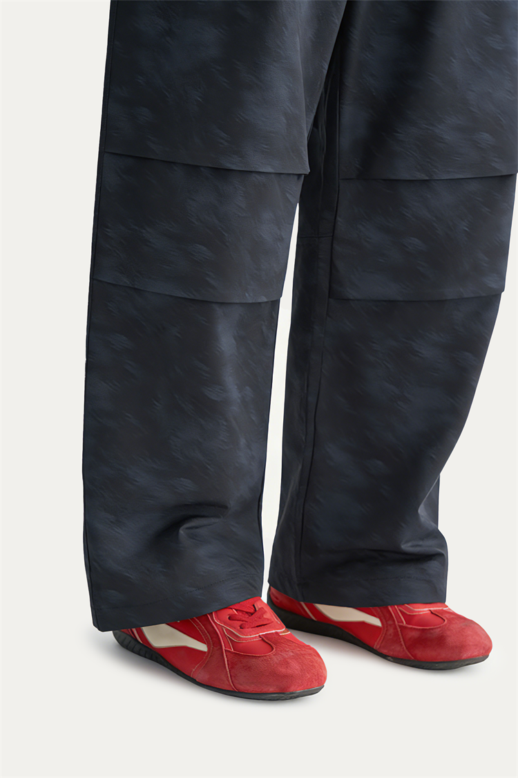 HEA Unisex Camo Print Cargo Pants, Wide Leg Streetwear Trousers