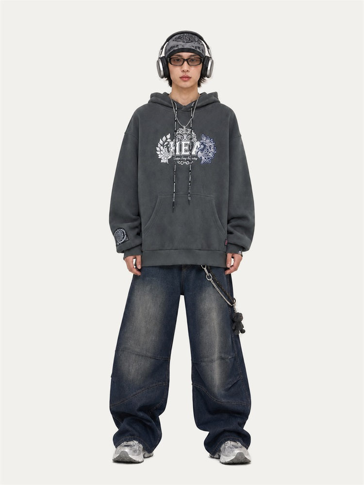 HEA Bonded Fleece Graphic Pullover Hoodie