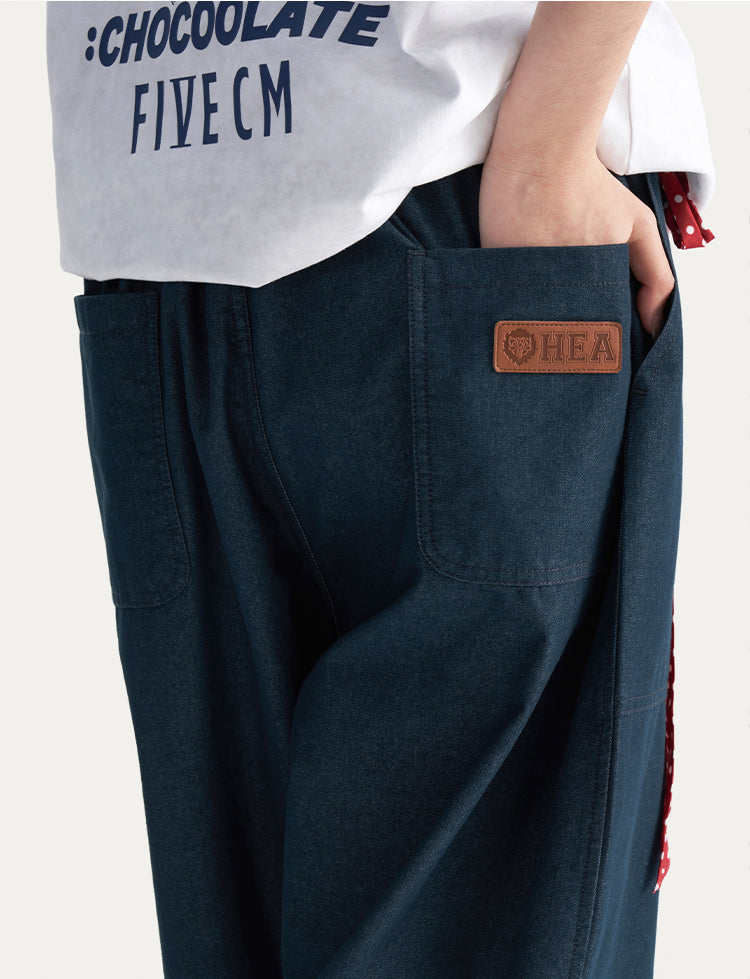 HEA Unisex Wide Leg Casual Pants, Relaxed Fit Streetwear Trousers