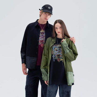 Fashionable long sleeved shirt