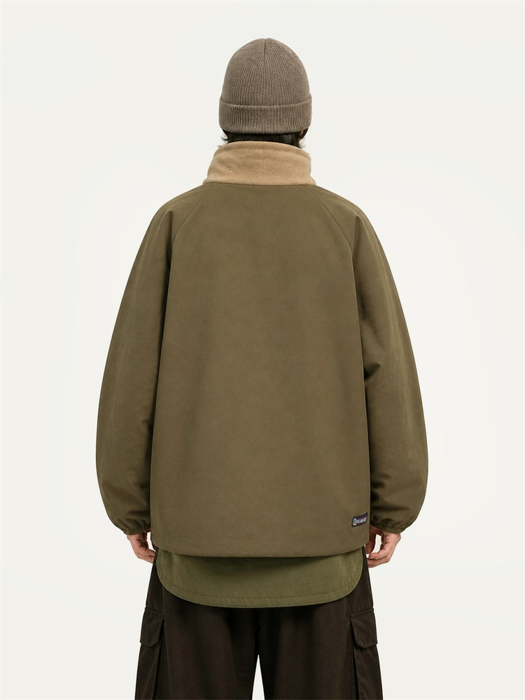 HEA Stand Collar Padded Jacket – Casual Streetwear Outerwear