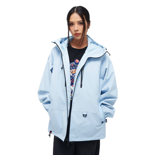 Printed windbreaker jacket
