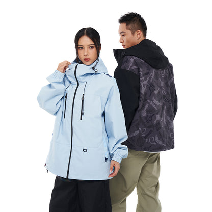 Printed windbreaker jacket