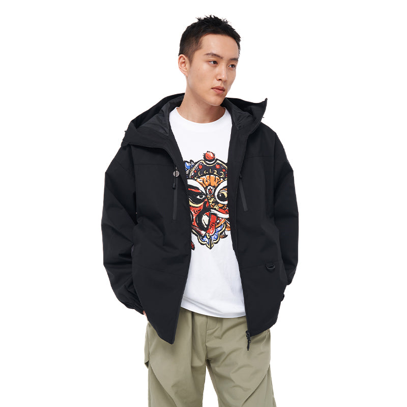 Printed windbreaker jacket