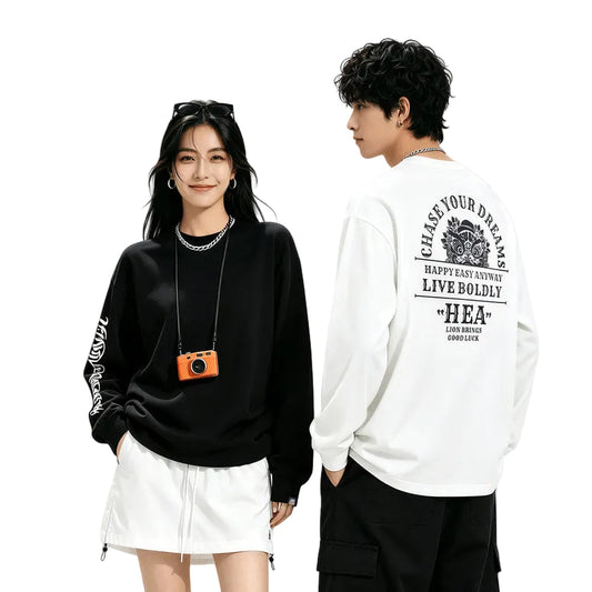 HEA Typography Long Sleeve T-Shirt