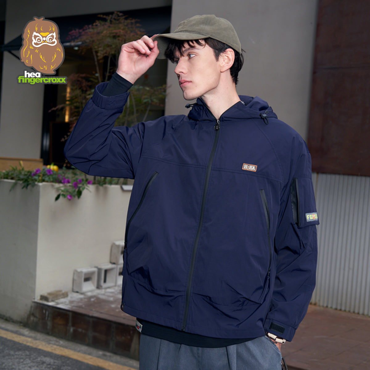 Long sleeved trench coat