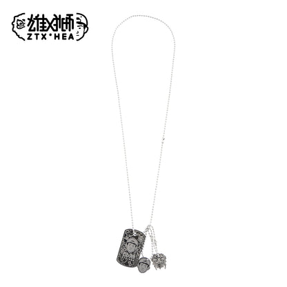 Sports military brand necklace