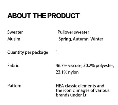 Fashion pullover sweater