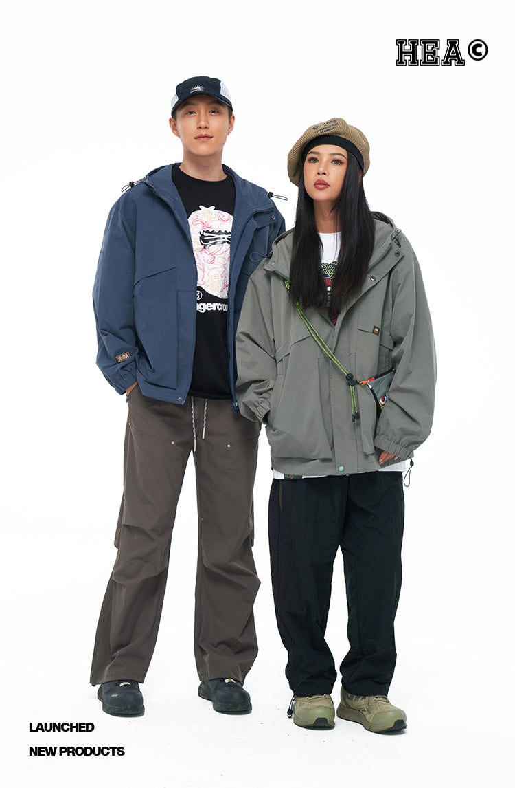 Long Sleeved Windbreaker Jacket