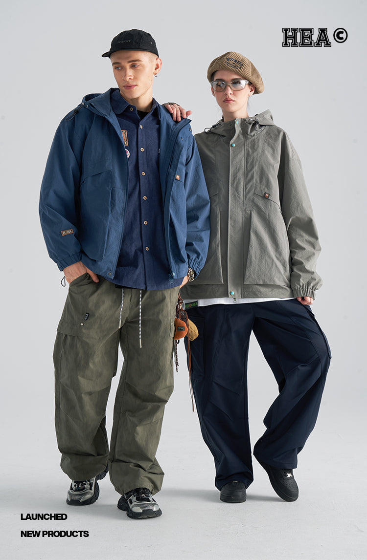 Long Sleeved Windbreaker Jacket