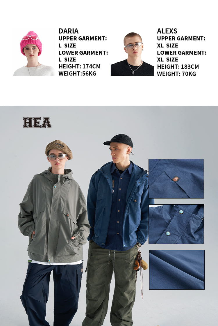 Long Sleeved Windbreaker Jacket