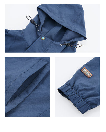 Long Sleeved Windbreaker Jacket