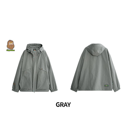 Long Sleeved Windbreaker Jacket