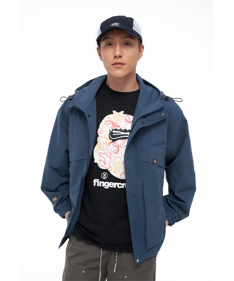 Long Sleeved Windbreaker Jacket