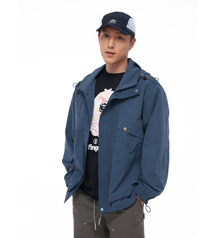 Long Sleeved Windbreaker Jacket
