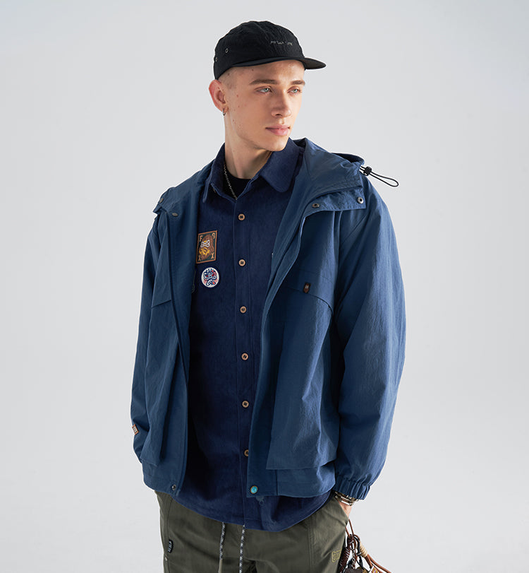 Long Sleeved Windbreaker Jacket