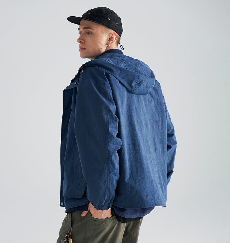 Long Sleeved Windbreaker Jacket