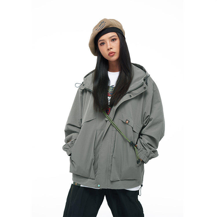 Long Sleeved Windbreaker Jacket