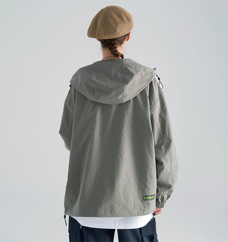 Long Sleeved Windbreaker Jacket