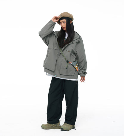 Long Sleeved Windbreaker Jacket