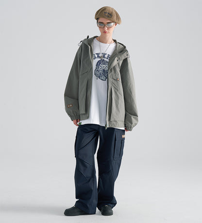 Long Sleeved Windbreaker Jacket