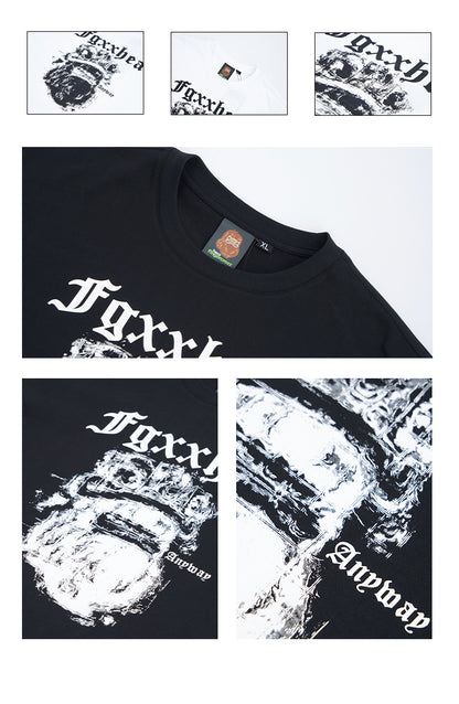 Heavyweight Graphic Casual Streetwear T-Shirt
