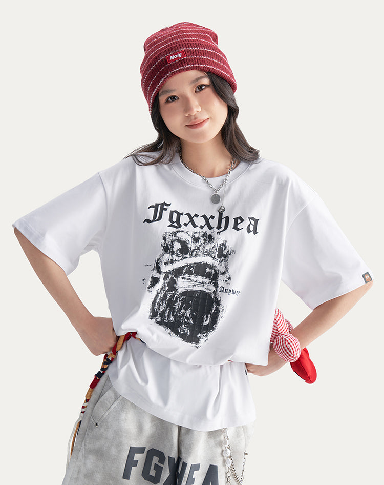 Heavyweight Graphic Casual Streetwear T-Shirt