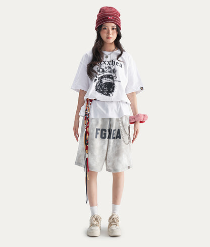 Heavyweight Graphic Casual Streetwear T-Shirt