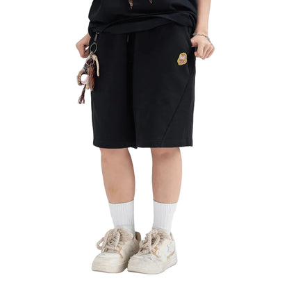Embroidered Logo Heavyweight Casual Sweat Shorts