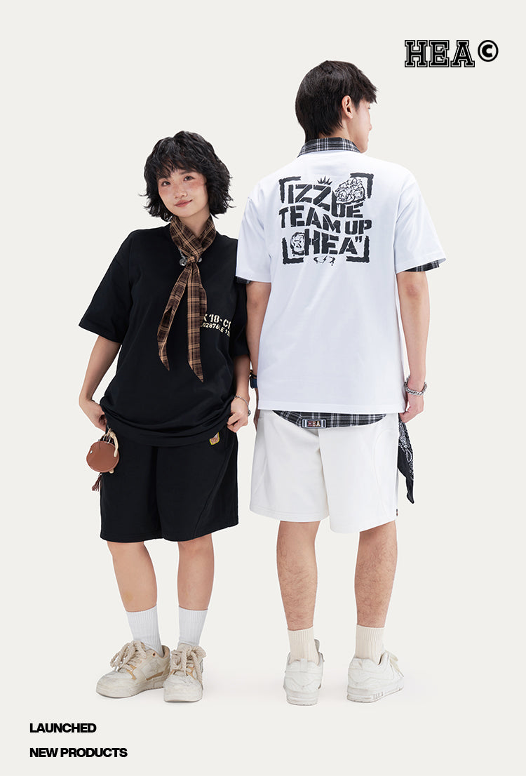 Embroidered Logo Heavyweight Casual Sweat Shorts