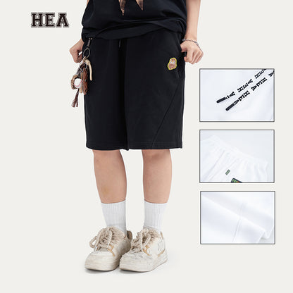 Embroidered Logo Heavyweight Casual Sweat Shorts