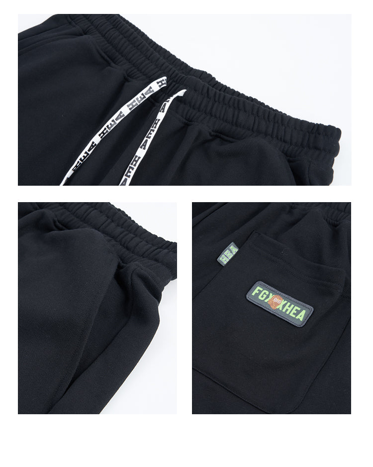 Embroidered Logo Heavyweight Casual Sweat Shorts