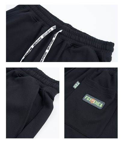 Embroidered Logo Heavyweight Casual Sweat Shorts