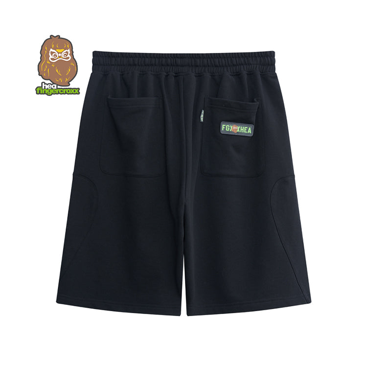 Embroidered Logo Heavyweight Casual Sweat Shorts