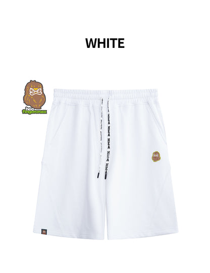 Embroidered Logo Heavyweight Casual Sweat Shorts