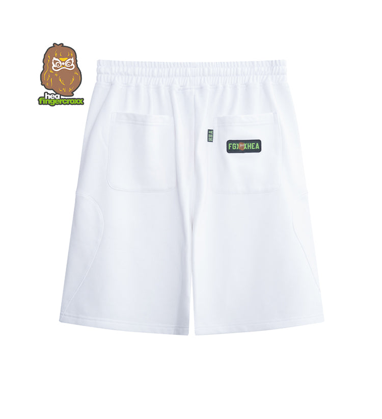 Embroidered Logo Heavyweight Casual Sweat Shorts