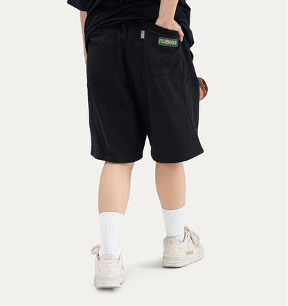 Embroidered Logo Heavyweight Casual Sweat Shorts