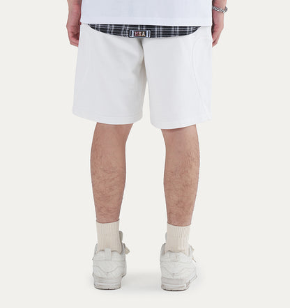 Embroidered Logo Heavyweight Casual Sweat Shorts