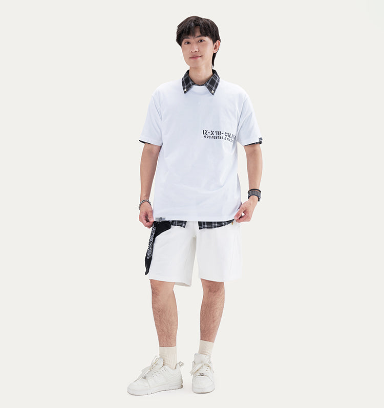 Embroidered Logo Heavyweight Casual Sweat Shorts