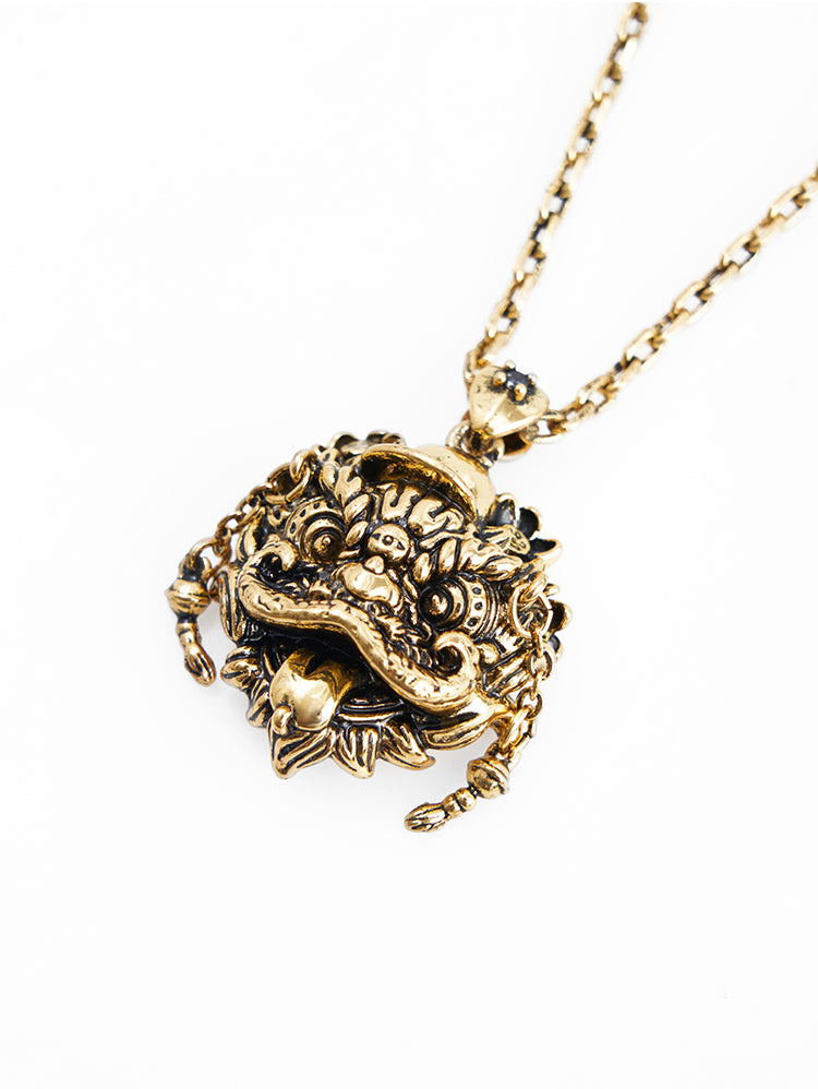 Awakening Lion Necklace
