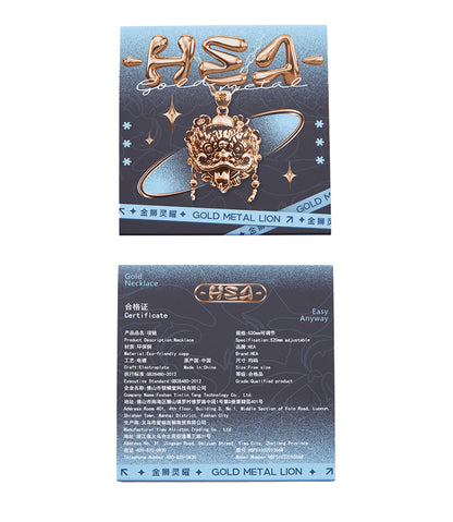 Awakening Lion Necklace