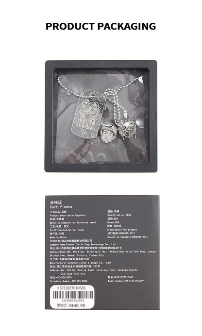 Sports military brand necklace