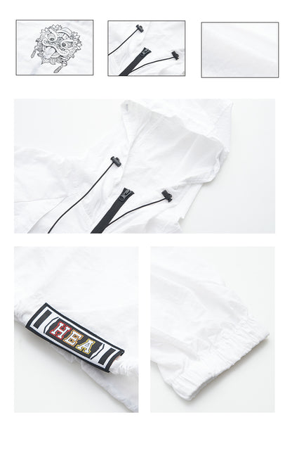 Long sleeved windbreaker