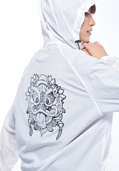 Long sleeved windbreaker