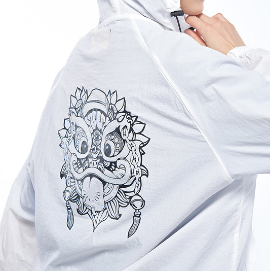 Long sleeved windbreaker