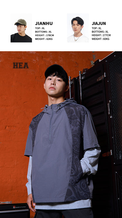 Short sleeved windbreaker