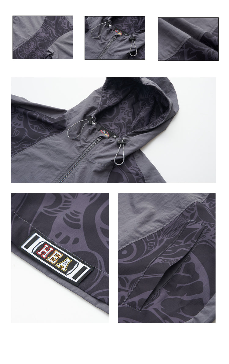 Short sleeved windbreaker