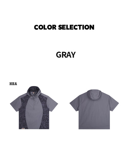 Short sleeved windbreaker